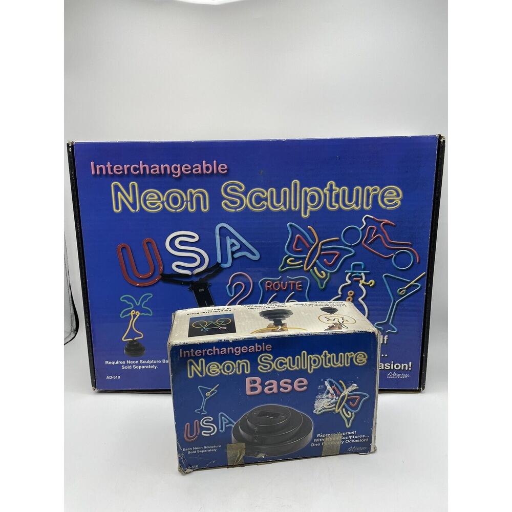 ADVANTAGE NEON Christmas Tree Star Light INTERCHANGEABLE With Base Tested